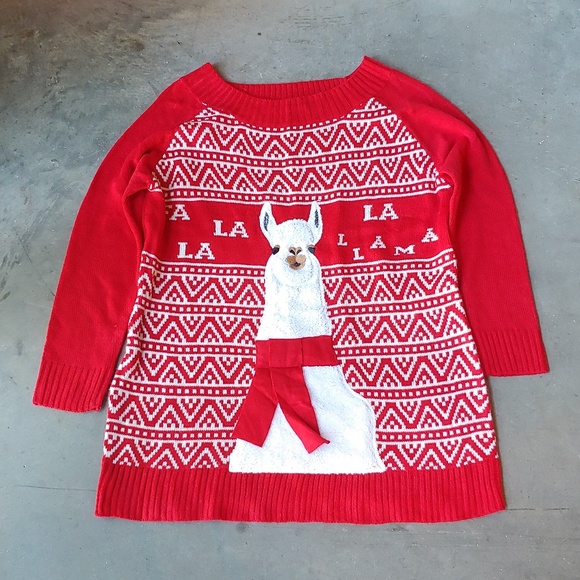 falalala llama sweater
